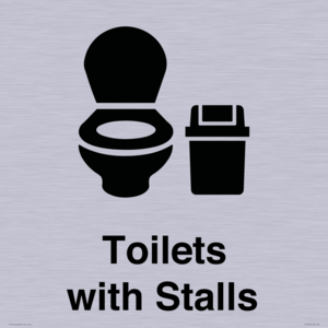 Toilets: Stalls with Sanitary Bin